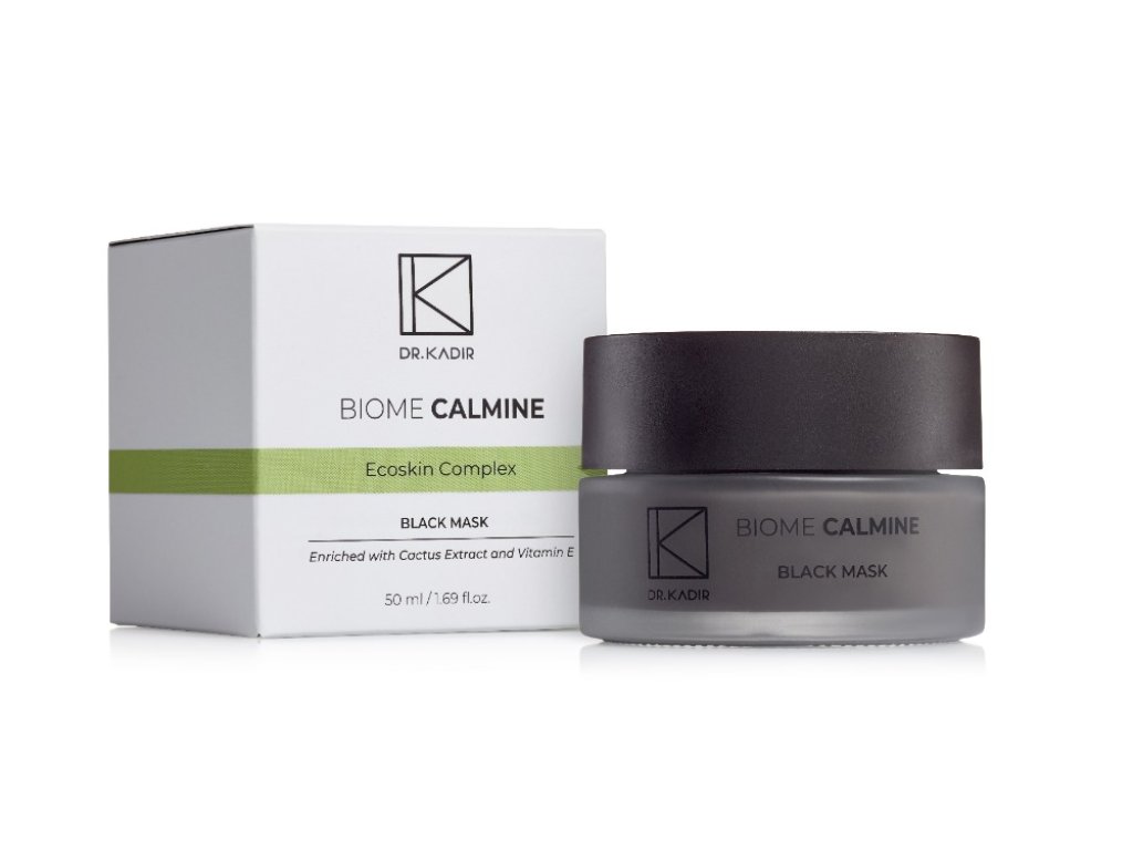 Biome-Calmine Černá maska s probiotiky pro všechny typy pleti